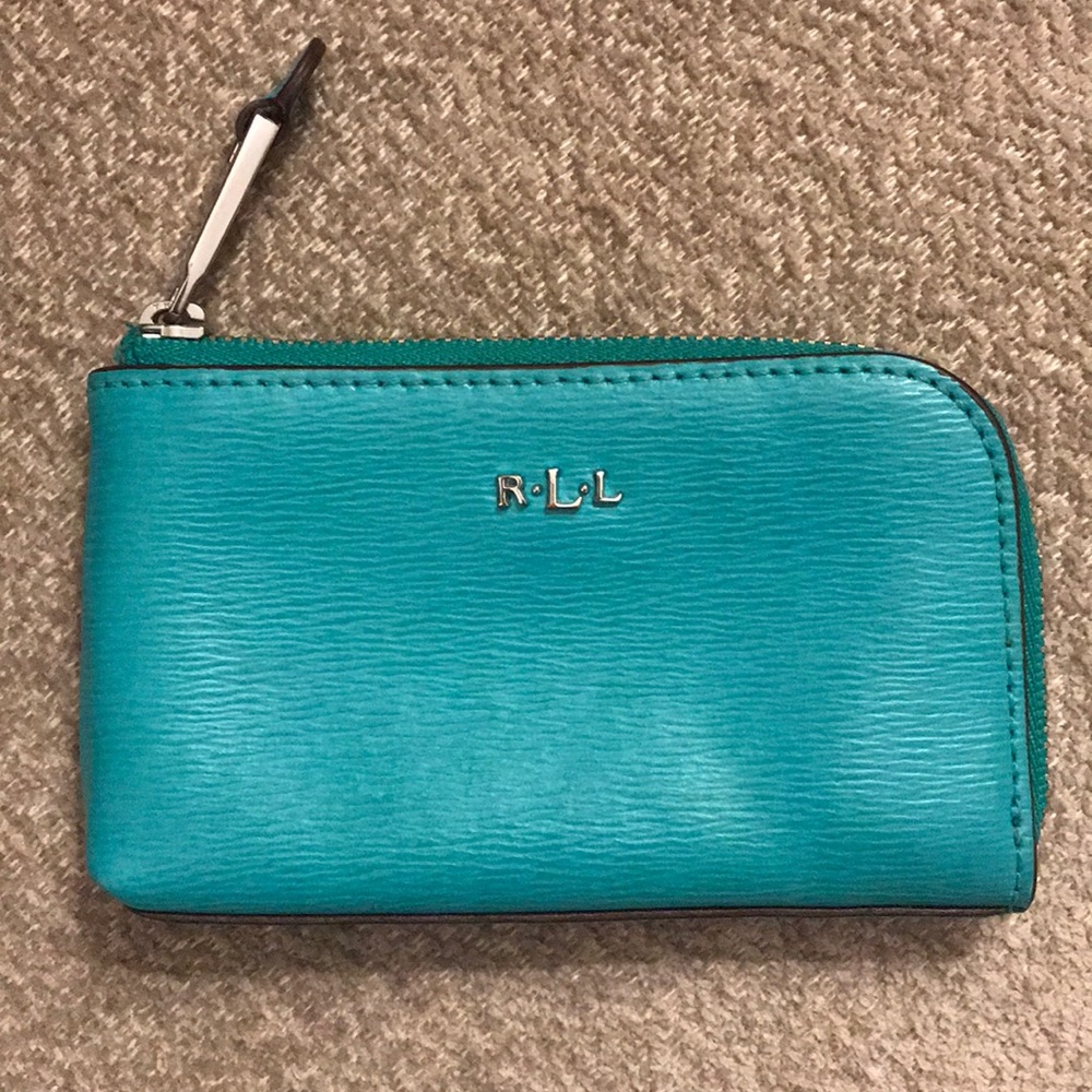 Ralph Lauren Teal Card Holder